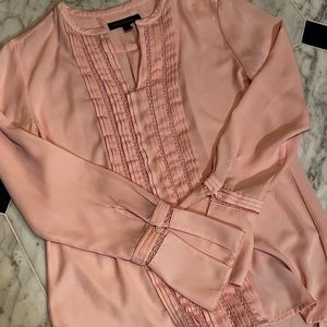 Light pink banana republic blouse